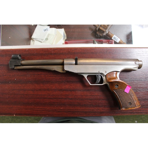 236 - Spanish Cal 4 Target Pistol with Walnut stock