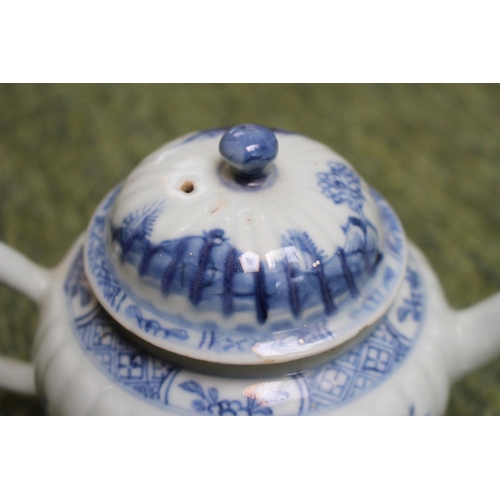 60 - Collection of 18thC and later Chinese Blue and White inc. Sleeve Vase, Plates, Ginger Jar etc