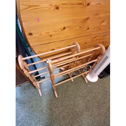 356 - 2 Pine Towel rails