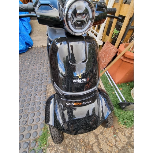 373 - VELECO - 4 Wheeled Mobility Scooter with 2 keys and charger