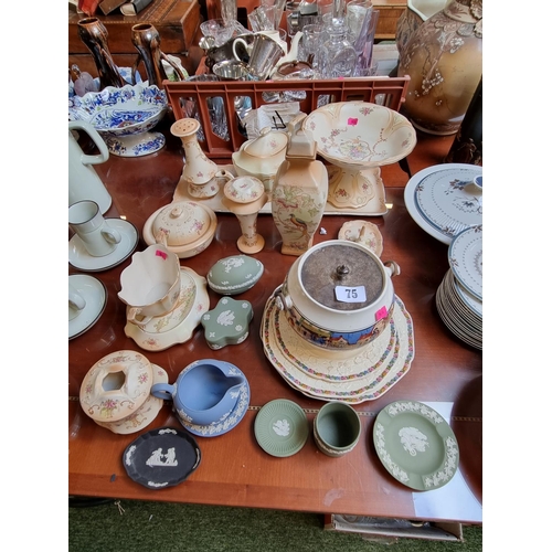 75 - Collection of assorted Ducal and Wedgwood Jasperware ceramics