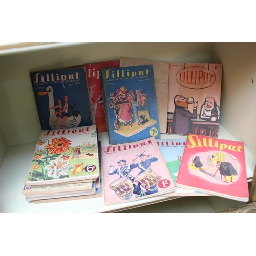 105 - Collection of Vintage Lilliput magazines