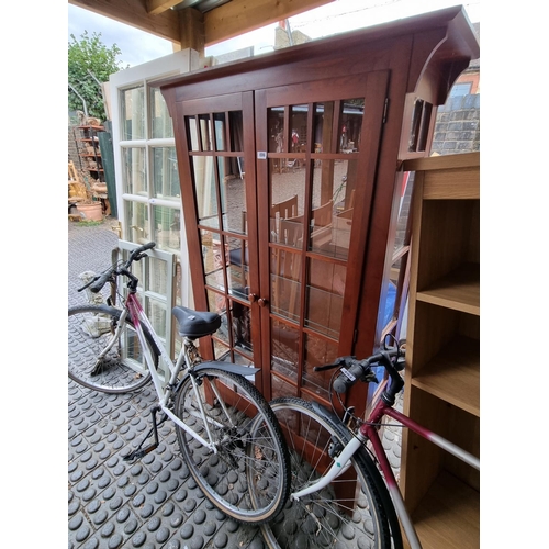 406 - Large glazed China cabinet