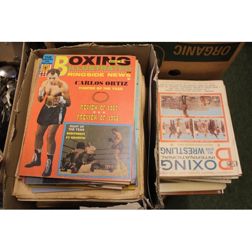 109 - Collection of Vintage Boxing News, Times and Wrestling News