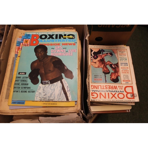 109 - Collection of Vintage Boxing News, Times and Wrestling News