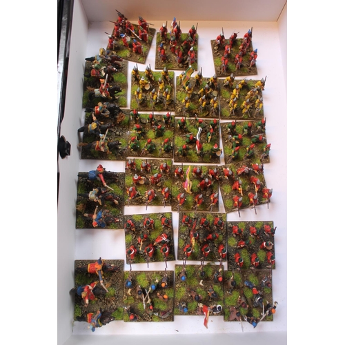 159 - Collection of Hand Painted Plastic 25mm Muscovites Soldiers