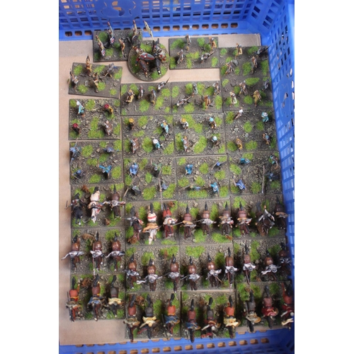 178 - Collection of Hand Painted Plastic 25mm Cavalry and Infrantry