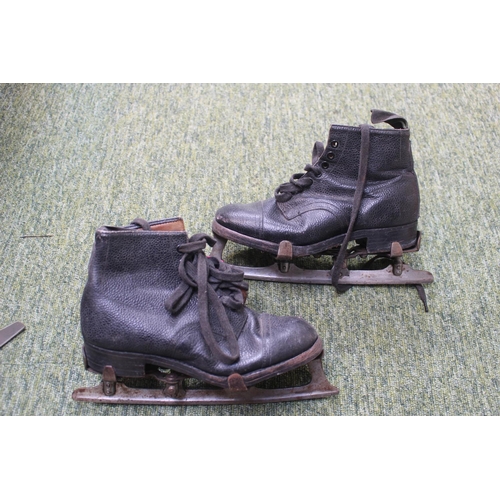 19 - Collection of Assorted Fen and other Ice Skates inc. James Howarth of Sheffield, H Hagen & Co etc