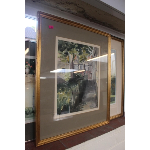 23 - Collection of framed watercolours by A J L Wildig (5)