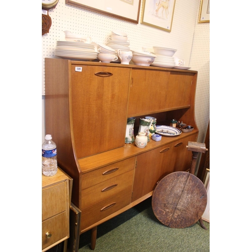 309 - Mid Century E. Gomme for G Plan Sideboard on tapering legs