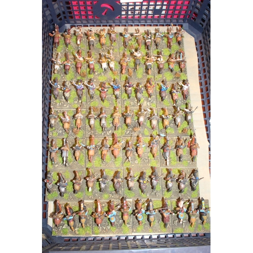 144 - Collection of Hand Painted Plastic 25mm Cavalry figures