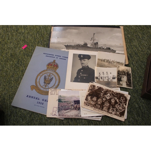 15 - Collection of assorted Military related Ephemera inc. Buttons, Sepia Photographs etc