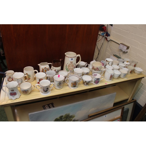 29 - Collection of assorted Royal Commemorative ceramics 19thC and later