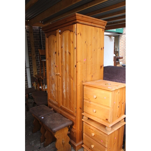 363 - Pine Wardrobe