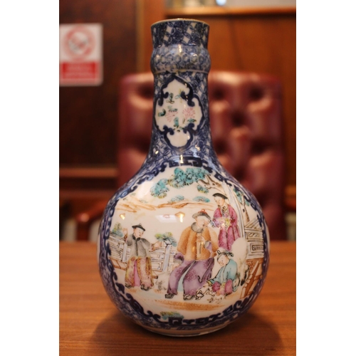 61 - 2 Blue & White lidded Ginger jars, Large Japanese figural decorated charger and assorted Chinese cer... 