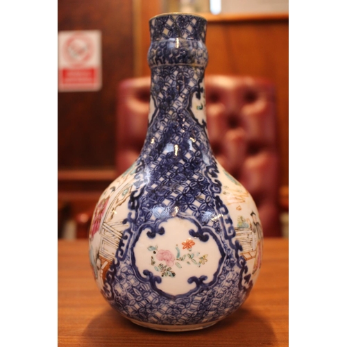 61 - 2 Blue & White lidded Ginger jars, Large Japanese figural decorated charger and assorted Chinese cer... 