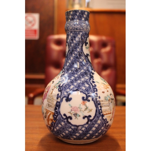 61 - 2 Blue & White lidded Ginger jars, Large Japanese figural decorated charger and assorted Chinese cer... 