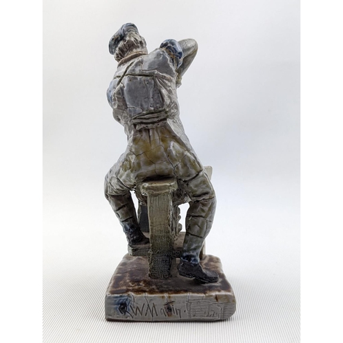 13 - Rare Martin Brothers figure of The Thrower / The Potter by Robert Wallace Martin. Depicting a Potter... 