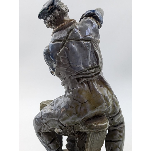 13 - Rare Martin Brothers figure of The Thrower / The Potter by Robert Wallace Martin. Depicting a Potter... 