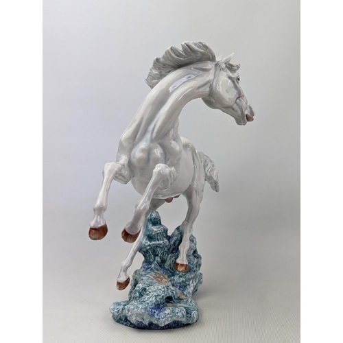 3 - Boxed Royal Doulton Nightfall Equine figure HN 4887 modelled by Alan Maslankowski with decorative de... 