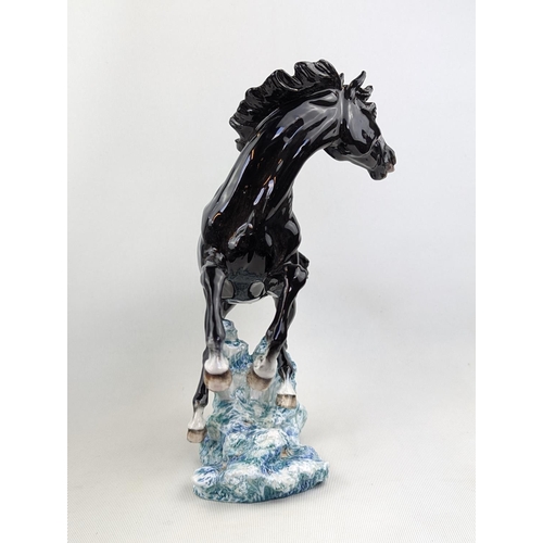 3 - Boxed Royal Doulton Nightfall Equine figure HN 4887 modelled by Alan Maslankowski with decorative de... 