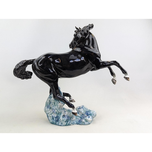 3 - Boxed Royal Doulton Nightfall Equine figure HN 4887 modelled by Alan Maslankowski with decorative de... 