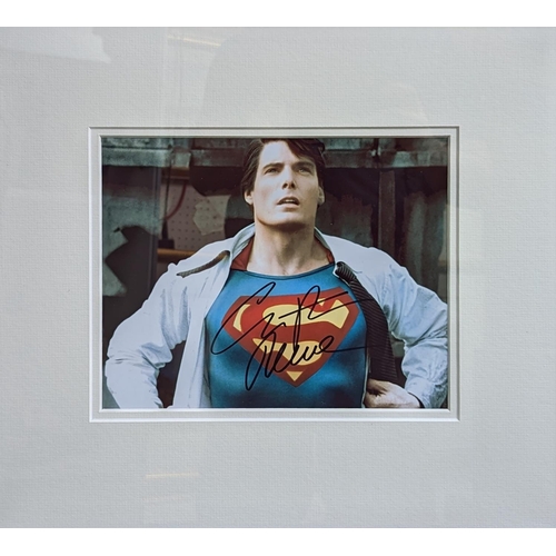 67 - Christopher Reeve signed photo March 1th 1994 at the Beverley Hilton Hotel, California. COA to rever... 