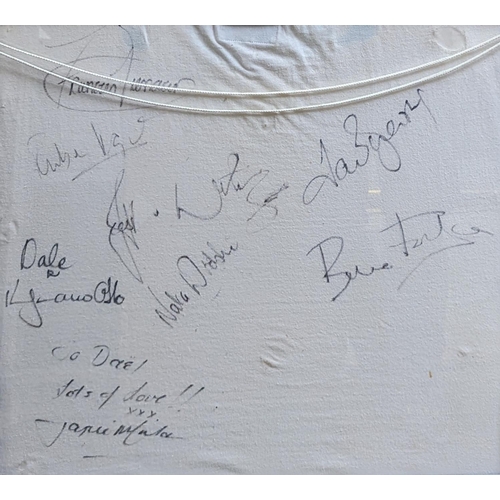 96 - 1995 hand signed South Africa Rugby World Cup winning squad jersey 89 x 101cm