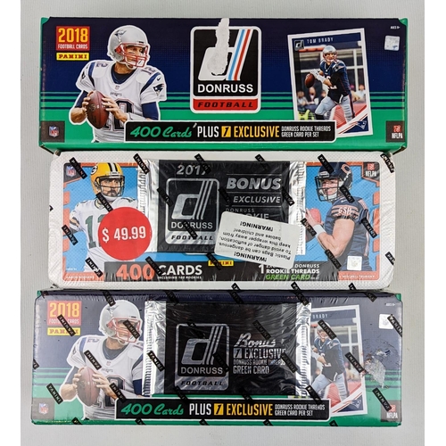 2018 Donruss Football 400 cards, unsealed box & no exclusive card