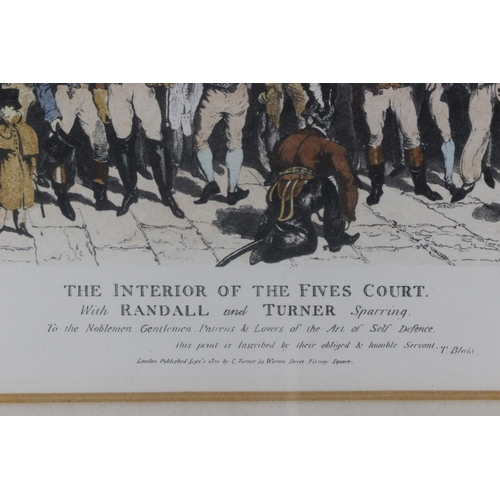 19 - Henry Cooper Signed Interior of Fives Court Limited Edition Print Signed by Henry Cooper Framed limi... 