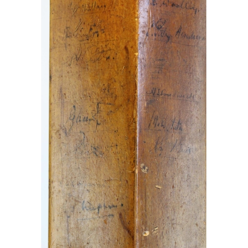 25 - A Jack Hobbs Extra Special The Oval cricket bat with 63 signatures including by both the South Afric... 