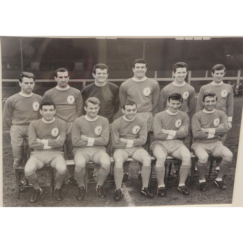 26 - Liverpool FC 1965 FA Cup shirt signed in black by all the members of the winning team - Tommy Lawren... 