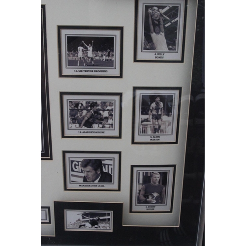 31 - My Greatest West Ham Team Framed and Signed Display by Billy Bonds All eleven team members photograp... 