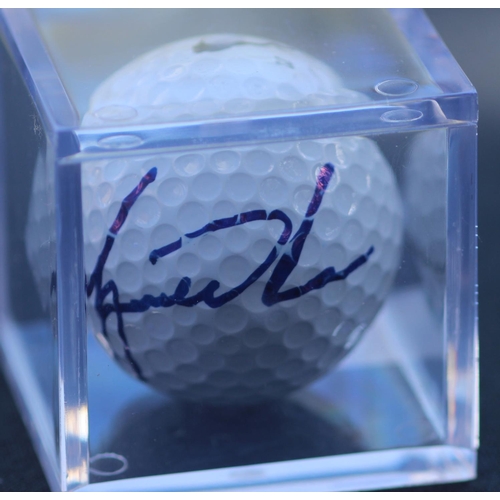 32 - A personally signed Tiger Woods TW Tour Nike ball. With Global Authentication Inc Certificate of Aut... 