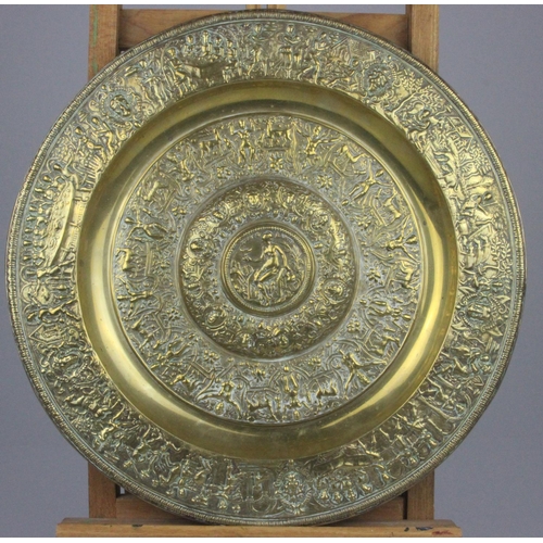 52 - A Copy Made in Brass of the Venus Rosewater Dish Used as the Wimbledon Womans Tennis Trophy a Fine V... 