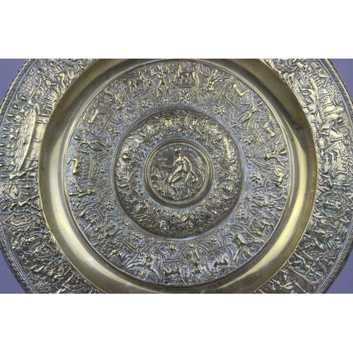 52 - A Copy Made in Brass of the Venus Rosewater Dish Used as the Wimbledon Womans Tennis Trophy a Fine V... 