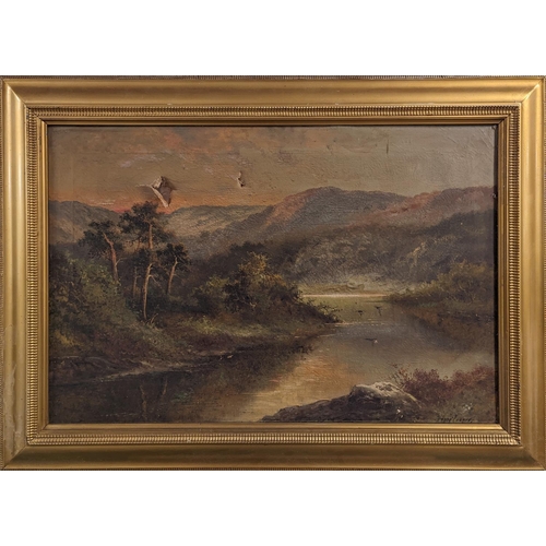 149 - Henry Cooper (British, 19th Century), River Scene, signed lower right 