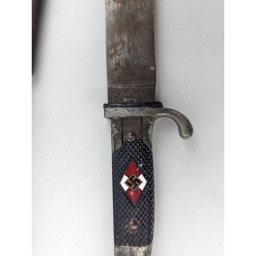 178 - A GERMAN HITLER YOUTH DAGGER, the 5 1/4