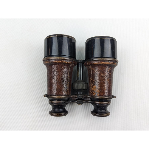 179 - Pair of Field WWI Binoculars property of Sidney Smith who volunteered for service with the Army 30/9... 