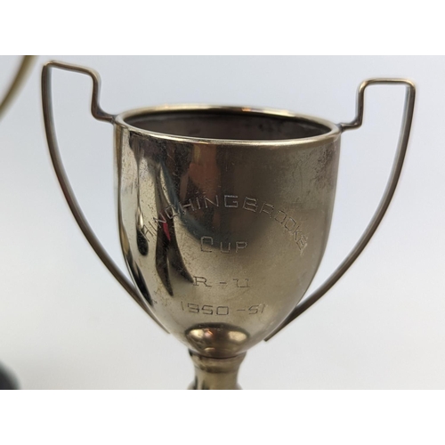 202 - Local Interest: Sporting Trophies to include Chatteris Engineers Cup Runners Up 1949, Somersham FC 1... 