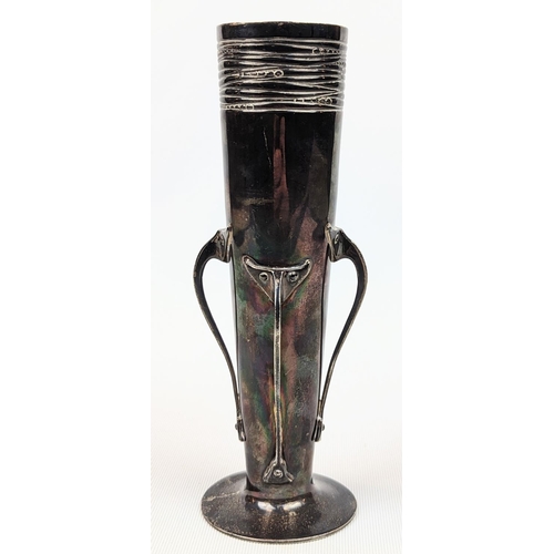 238 - Liberty & Co of London arts and crafts, Cymric silver vase, London 1900 with early Liberty hallmark.... 