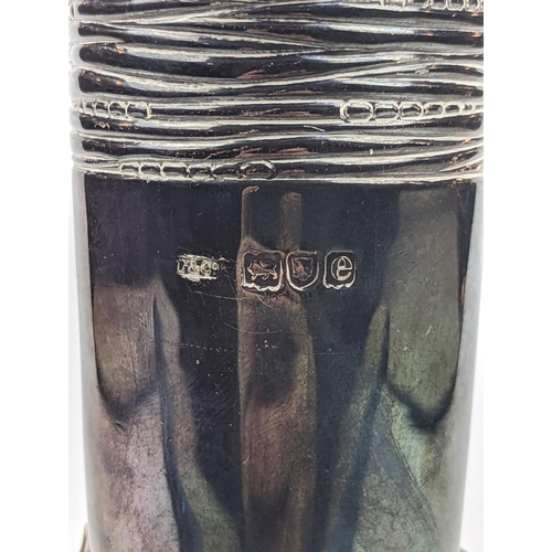 238 - Liberty & Co of London arts and crafts, Cymric silver vase, London 1900 with early Liberty hallmark.... 