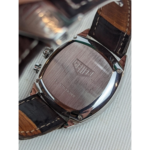 283 - Tag Heuer Monza CR2111 ZJ1028 on brown Leather strap 38mm case