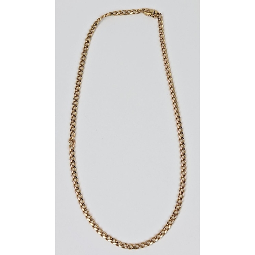 240 - Ladies 9ct Gold Necklace 52cm in Length 27g total weight