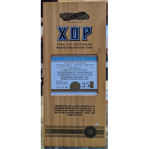 195A - Caol ILA 1989 Douglas Laing cask strength 25-Year-Old XOP Ltd edition 223/255 700ml boxed