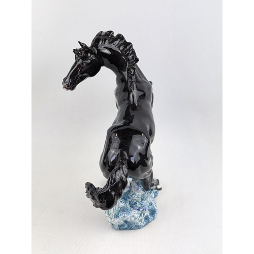 111 - Boxed Royal Doulton Nightfall Equine figure HN 4887 modelled by Alan Maslankowski with decorative de... 