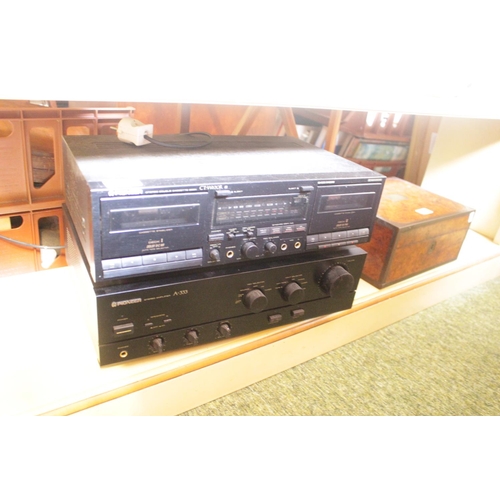 206 - Vintage Pioneer Tape Player and Amplifier