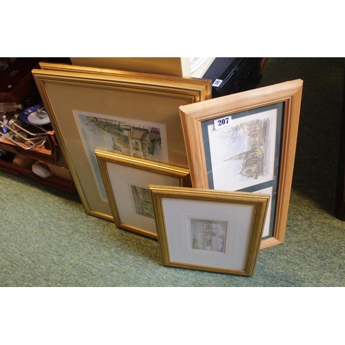 207 - Collection of assorted framed pictures and prints