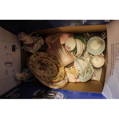 223 - Collection of assorted ceramics inc. Paragon Tea ware, Pair of Edwardian figurines etc