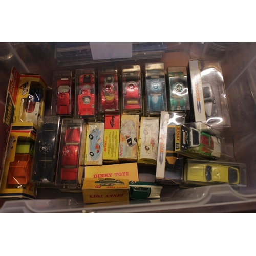 240 - Collection of Boxed and cased Dinky Vehicles